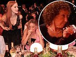 Exclusive look inside the 2024 SAG Awards: Rhea Perlman enjoys a drink from a hip flask as Jessica Chastain shows off cleavage in a playful moment with Margot Robbie in a lively star-studded affair