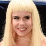 Paloma Faith debuts edgy new hairstyle with choppy fringe and vibrant yellow blonde color in NYC