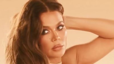 Khloe Kardashian Shows Off High-Cut Bodysuit While Unveiling New Fragrance