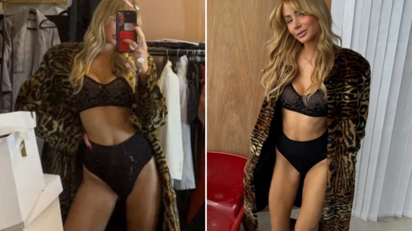 Olivia Attwood Stuns in Bra and Knickers Amid Divorce Rumors