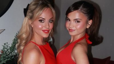 Tina O’Brien and Daughter Scarlett Stun in Red Dresses as Fans Marvel at Her Youthfulness