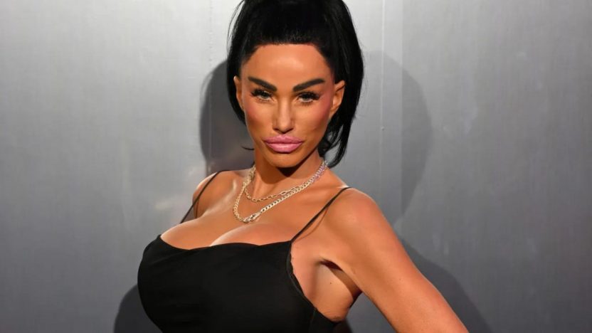 Katie Price Shows Off New Leg Tattoo of Familiar Face